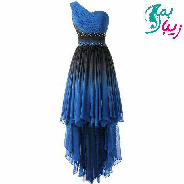 لباس مجلسی آبی رنگ 