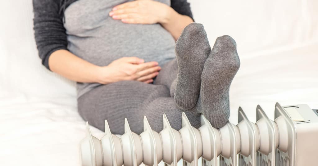 احساس سرما در دوران بارداری