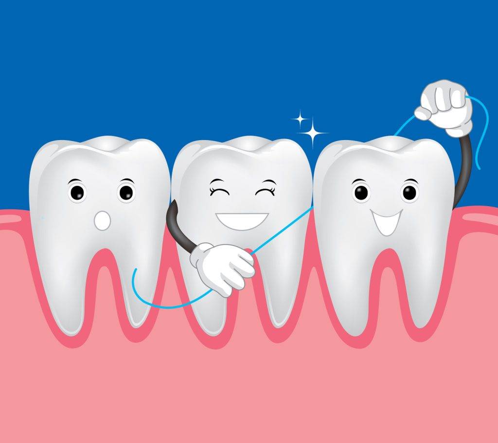 استفاده از نخ دندان