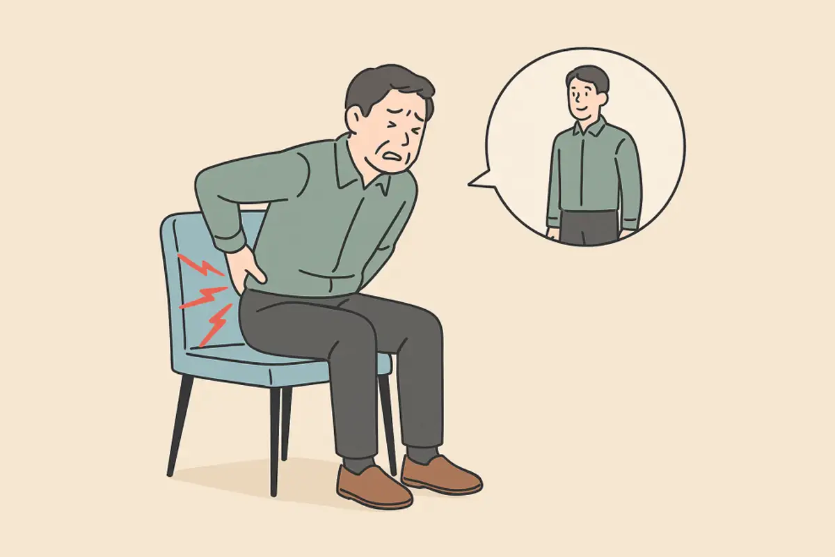 درد هنگام نشستن