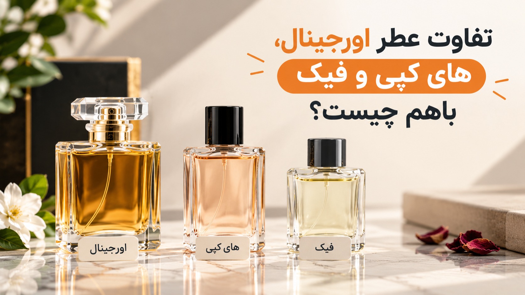 تفاوت عطر اورجینال، های کپی و فیک؛ کدام را بخریم؟